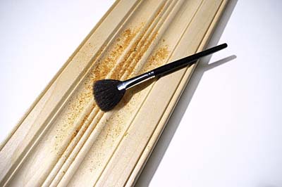 Blush Brush for cleaning trim
