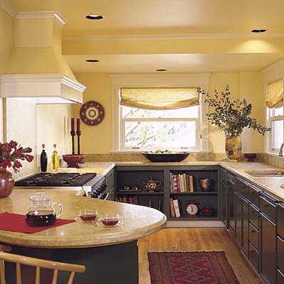 Kitchen on Ceiling Spotlights   Kitchen Lighting Schemes   This Old House