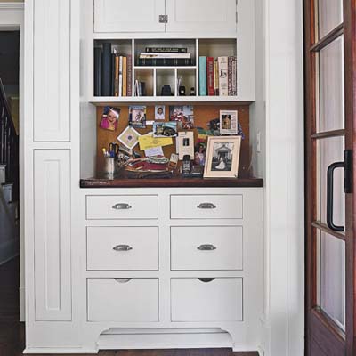 built in stand-up desk