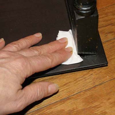 Fix a Wobbly Leg with a coffee filter
