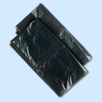 folded empty trash bags 