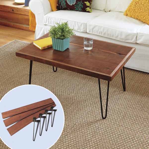 March: Hairpin-Leg Coffee Table | UNPUBLISHED//A New Year's Worth of