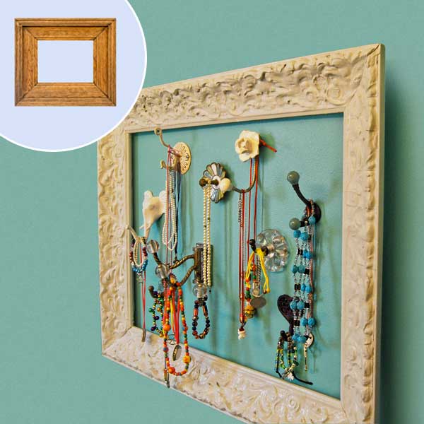 Turn a Picture Frame into a Jewelry Display : July's selection from A Year's Worth of Easy Upgrades gallery from this old house