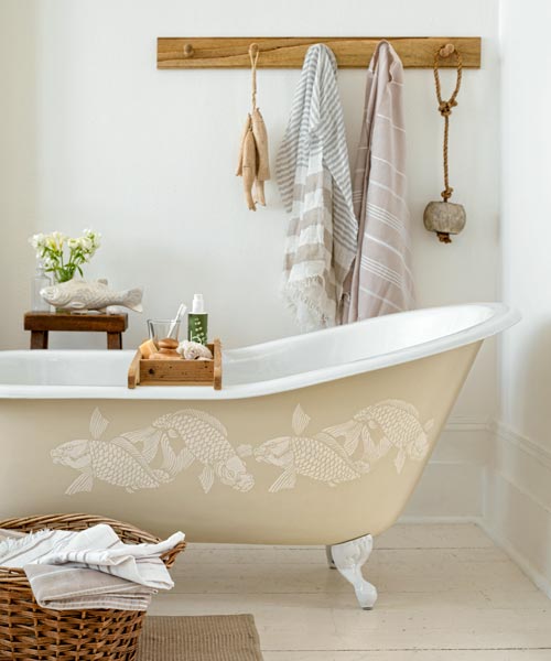 Perk up a Plain Tub: August's selection from A Year's Worth of Easy Upgrades gallery from this old house