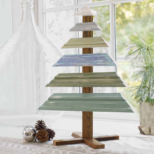 Make a Tree from Trim: December's selection from A Year's Worth of Easy Upgrades gallery from this old house