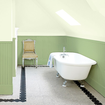 green bath