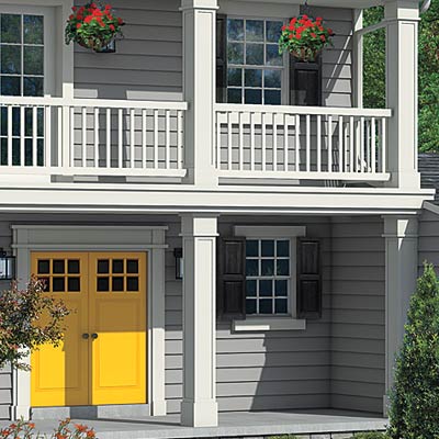 columns on a house
