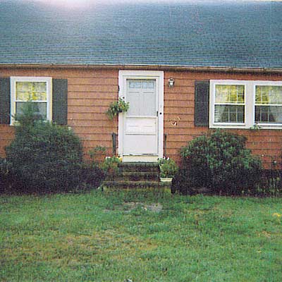 Cape Cod style home before remodel makeover