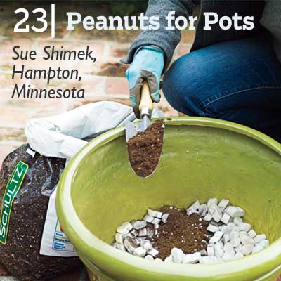Peanuts for Pots tip from the this old house reader remodel issue 2012