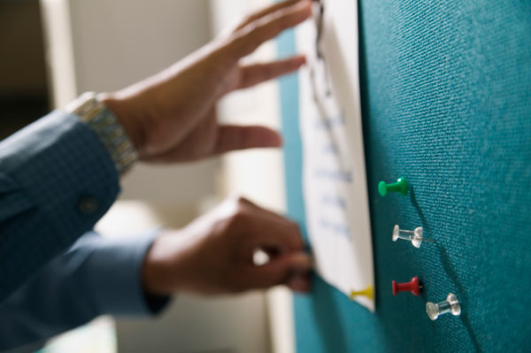 bulletin board