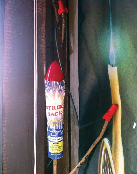 bottle rocket found next to spliced wire in the this old house Home Inspection Nightmares XXVIII gallery