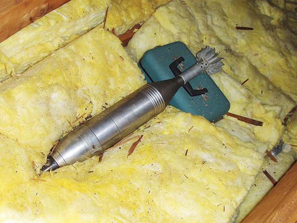 potentially live world war two mortar shell stored in the attic of the this old house Home Inspection Nightmares XXVIII gallery