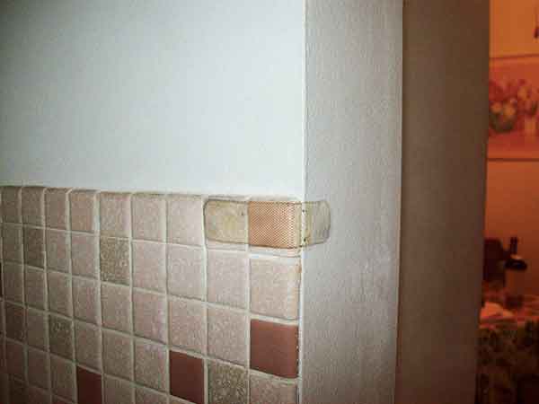 band-aid reattaching a loose wall tile in the this old house Home Inspection Nightmares XXVIII gallery