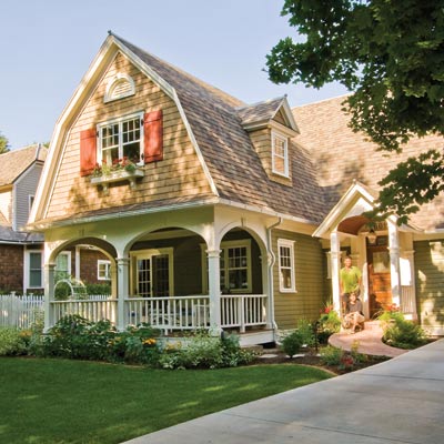 renovated Dutch Colonial revival with original woodwork 