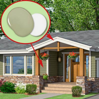 a Craftsman-style Photoshop redo focuses on the paint colors