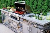 outdoor kitchen
