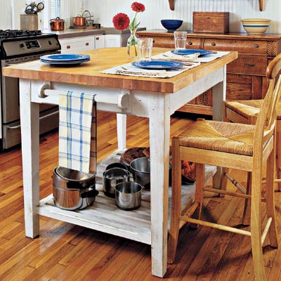 butcher block kitchen island 