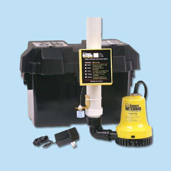 battery backup sump pump for storm preparation