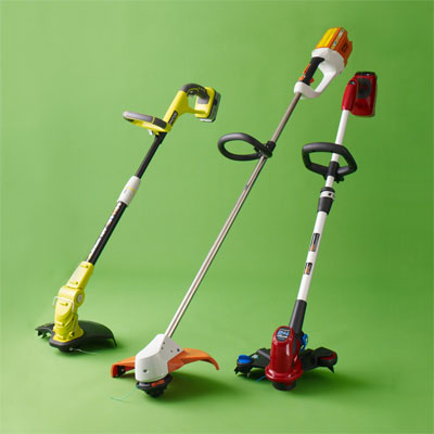 three Cord-free String Trimmers