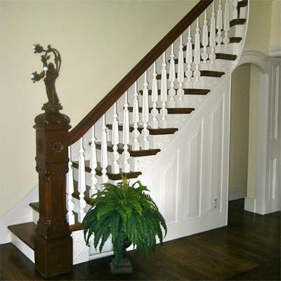 reader remodel built-in staircase project after