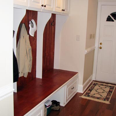 reader remodel built-in mudroom project after