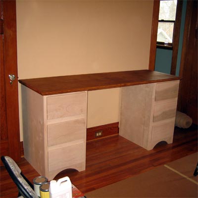 reader remodel built-in storage area project before