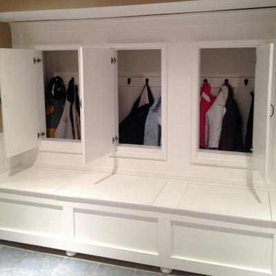 reader remodel built-in basement project after