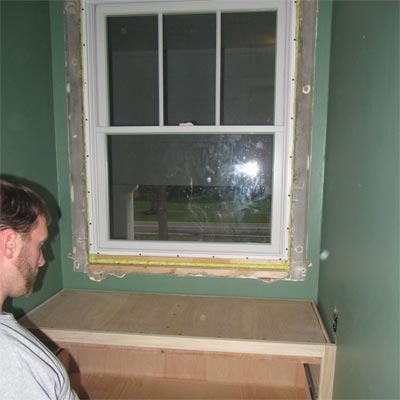 reader remodel built-in nook project before