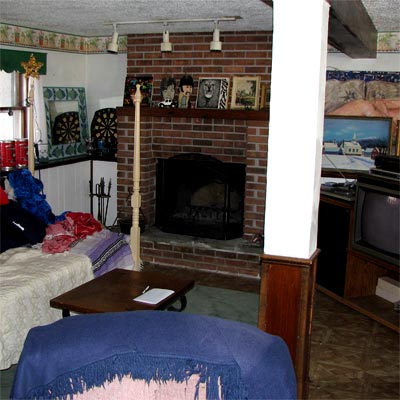 Mismatched Tiles Create a Mosaic: Before from Best Living Spaces Before and Afters 2012