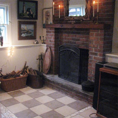 Mismatched Tiles Create a Mosaic: After from Best Living Spaces Before and Afters 2012