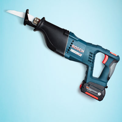 a Bosch cordless reciprocating saw