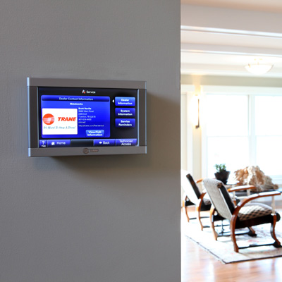 HVAC programmable thermostat