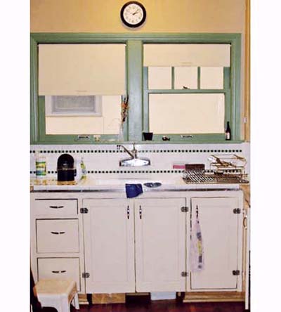 earth-friendly Portland, Oregon, kitchen before