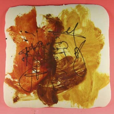 Christopher Norman Chocolates white chocolate accent tile