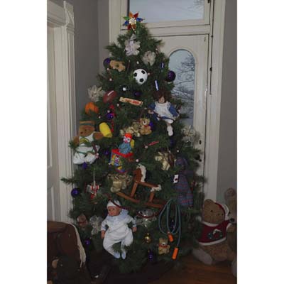 Toy-decorated Tree