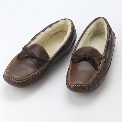 leather slippers