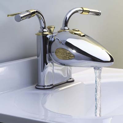 motor-cycle inspired faucet