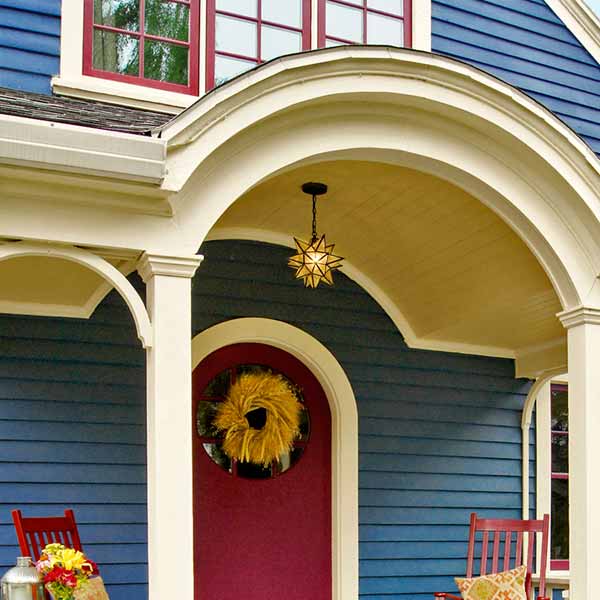 curb appeal boost on budget cottage painted trim and siding 
