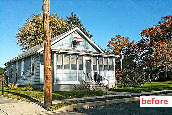 curb appeal boost on budget cape cod style home cottage