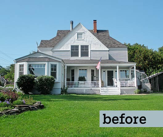 the Parlow house before a Photoshop remodel