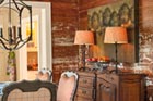 easy vintage charm upgrade distressed wall wood paneling