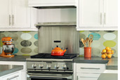 easy upgrade custom look wallpaper kitchen backsplash