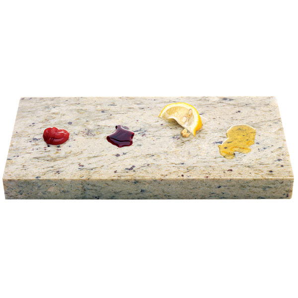 all about stone countertops stainable substances on a piece of stone countertop 