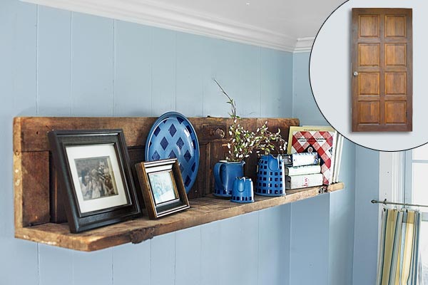 Vintage Shelf Decor My Web Value Vintage Door To Display Shelf Best Reader Reuse Ideas 2017 This