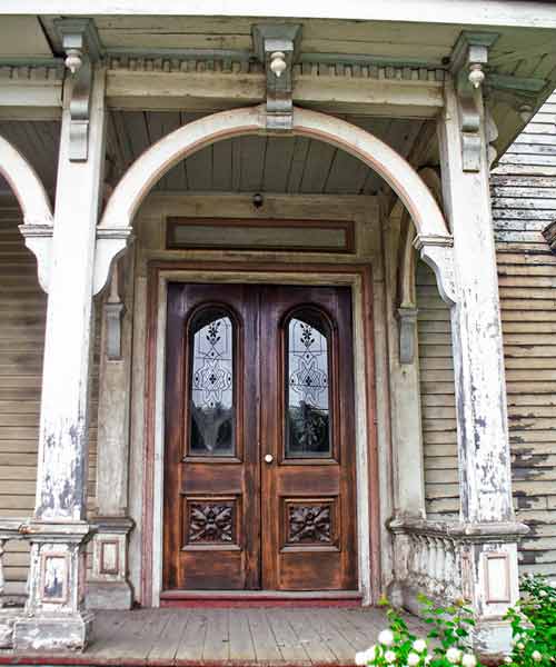 save this old house frankfort main italiante and second empire house style entry with archways, double doors with etched glass