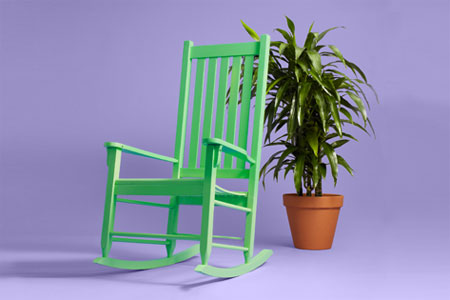 porch rocking chairs lime