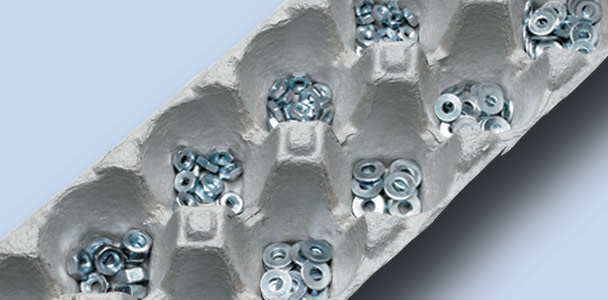 egg carton used to organize hardware, Best of 10 Uses for Common Kitchen Trash