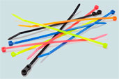 collection of loose zip ties jumbled together