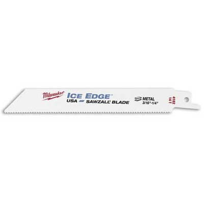 A new line of metal-cutting Sawzall blades is cryogenically treated
