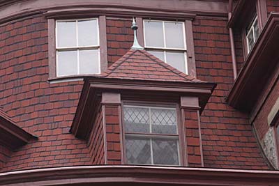 Leaded dormer window